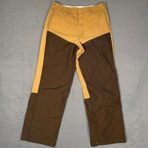 Vintage Duxbak Brush Pants Mens 34x28 Upland Hunting Canvas Field Bird Talon Zip